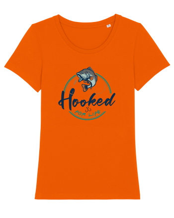 Hooked for life Bright Orange