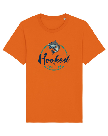 Hooked for life Bright Orange