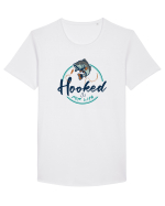 Hooked for life Tricou mânecă scurtă guler larg Bărbat Skater
