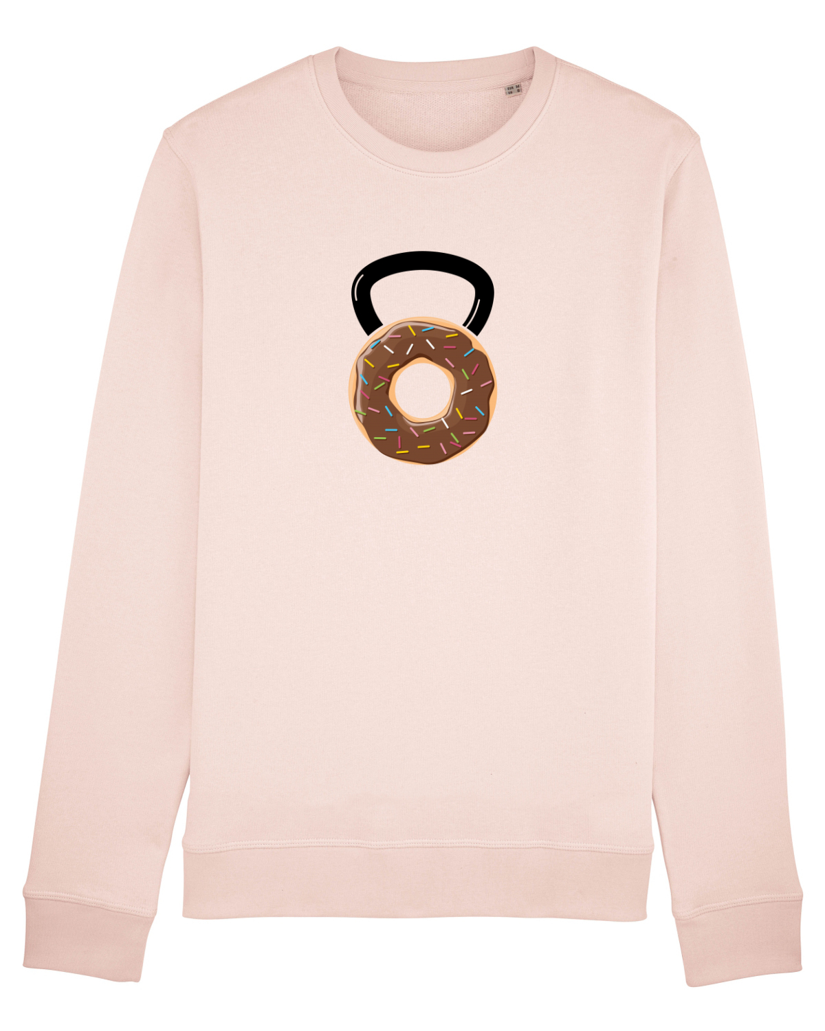 Bluză mânecă lungă Unisex Rise Candy Pink
