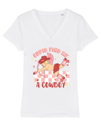 Cupid Find Me A Cowboy White