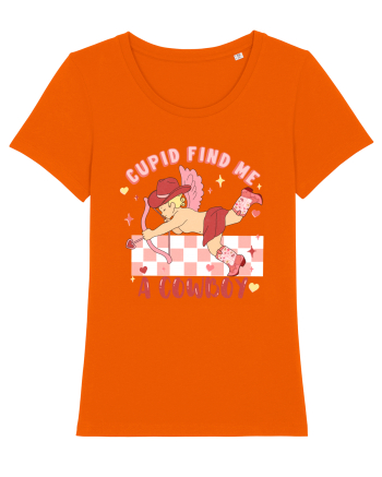 Cupid Find Me A Cowboy Bright Orange