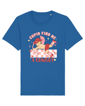 Cupid Find Me A Cowboy Royal Blue