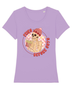 Fries Before Guys Tricou mânecă scurtă guler larg fitted Damă Expresser