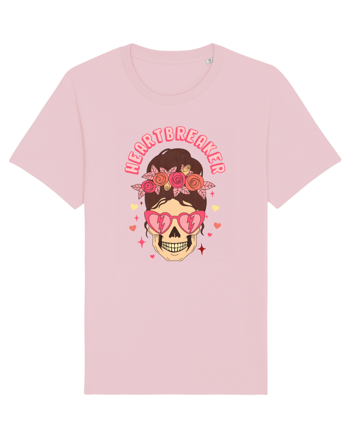 Tricou mânecă scurtă Unisex Rocker Cotton Pink