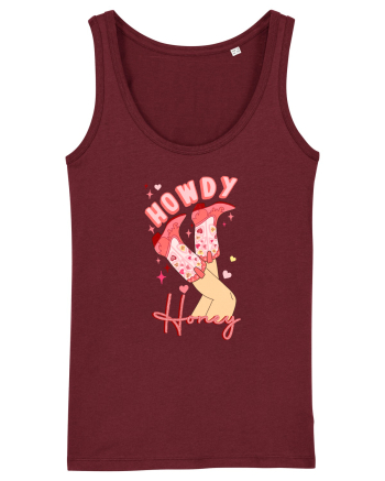 Howdy Honey Burgundy