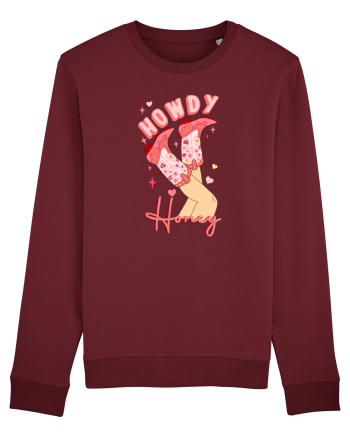 Howdy Honey Burgundy