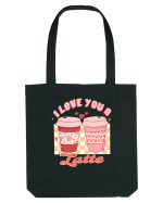 I Love You A Latte Sacoșă textilă