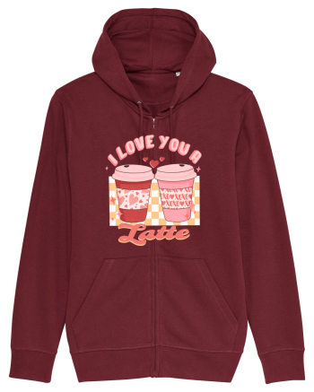 I Love You A Latte Burgundy