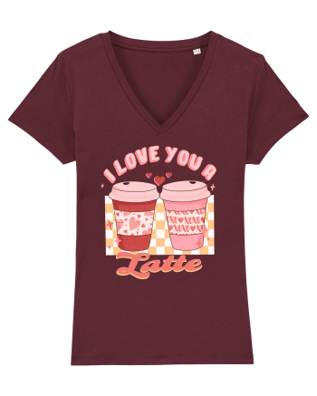I Love You A Latte Burgundy