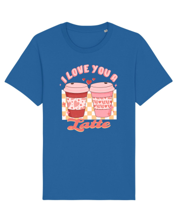 I Love You A Latte Royal Blue
