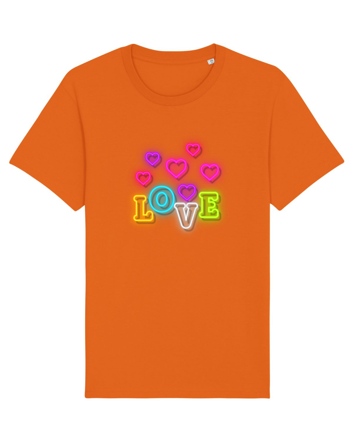 Tricou mânecă scurtă Unisex Rocker Bright Orange