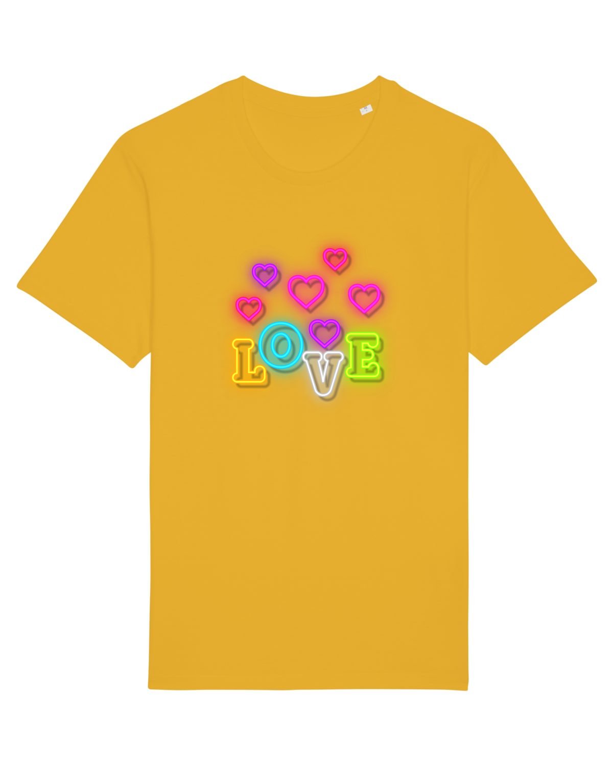 Tricou mânecă scurtă Unisex Rocker Spectra Yellow