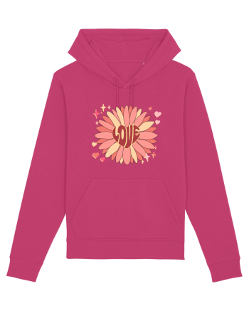 Love Hippie Flower Raspberry