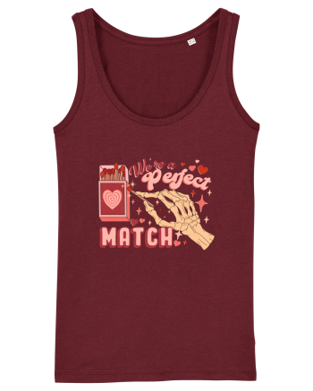 We're Perfect Match Burgundy