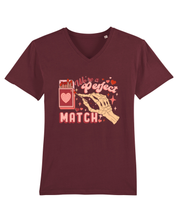 We're Perfect Match Burgundy