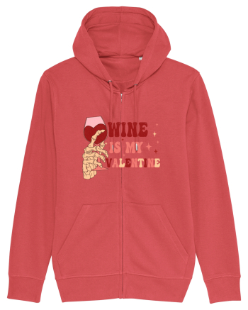 Wine Is My Valentine Carmine Red