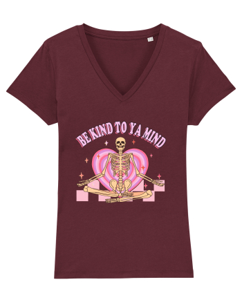 Be Kind To Ya Mind Burgundy