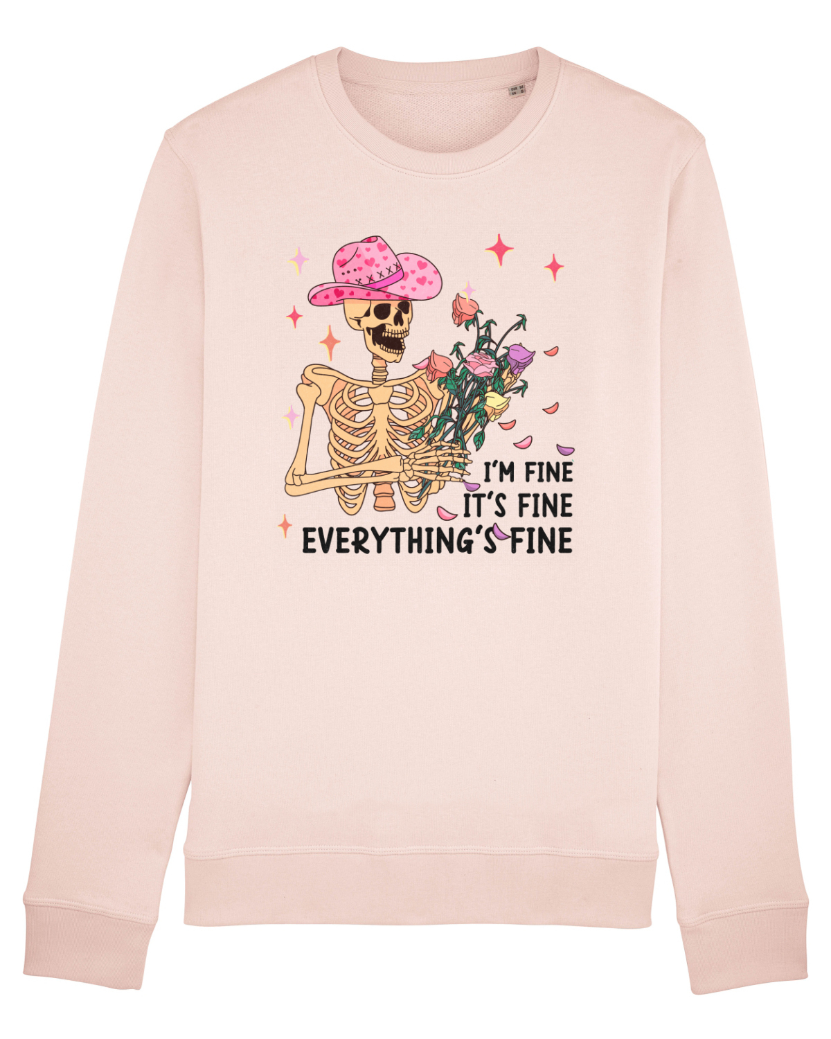 Bluză mânecă lungă Unisex Rise Candy Pink