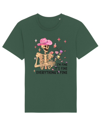 I'm Fine It's Fine Everything's Fine Bottle Green
