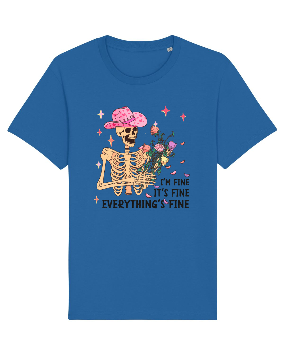 Tricou mânecă scurtă Unisex Rocker Royal Blue
