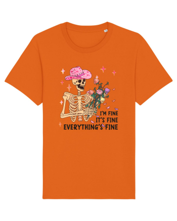 I'm Fine It's Fine Everything's Fine Bright Orange