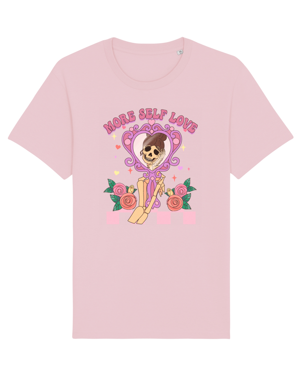 Tricou mânecă scurtă Unisex Rocker Cotton Pink