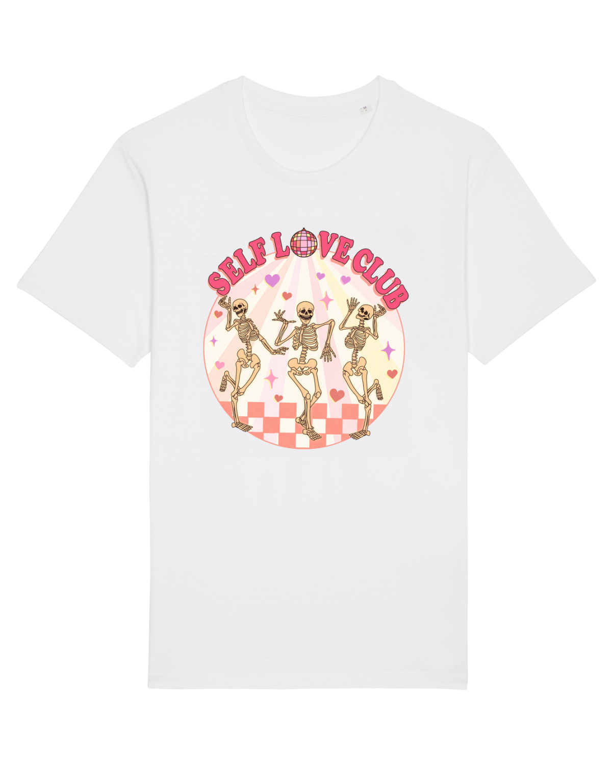 Tricou mânecă scurtă Unisex Rocker White