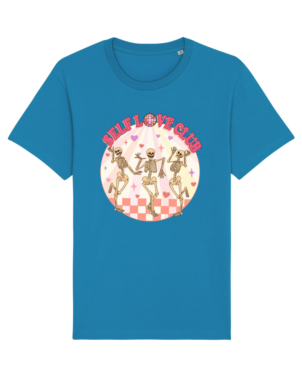 Tricou mânecă scurtă Unisex Rocker Azur