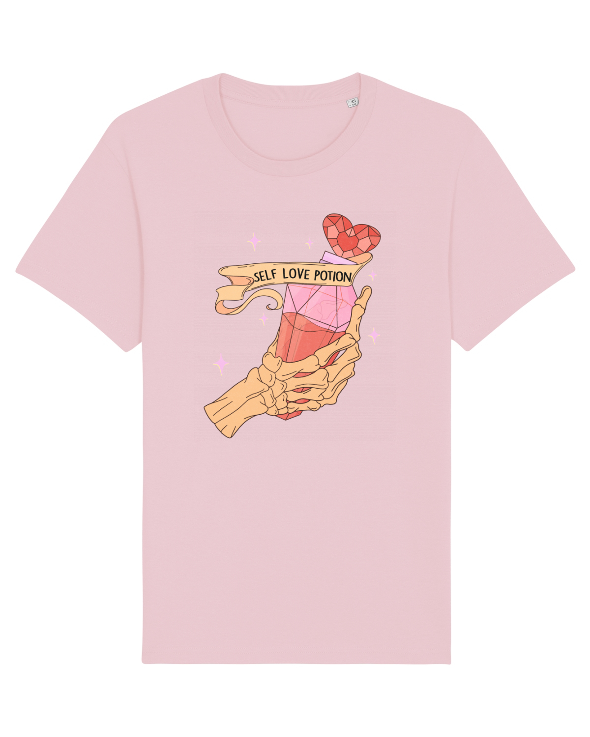 Tricou mânecă scurtă Unisex Rocker Cotton Pink