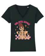 Yep, Still Single Tricou mânecă scurtă guler V Damă Evoker