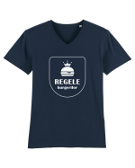 Regele burgerilor / white Tricou mânecă scurtă guler V Bărbat Presenter