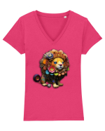 Leu pentru copii Tricou mânecă scurtă guler V Damă Evoker
