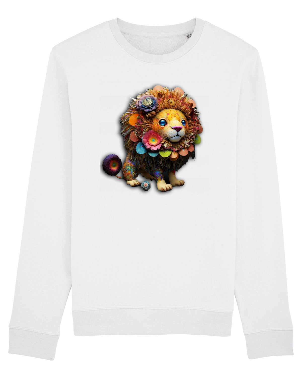 Bluză mânecă lungă Unisex Rise White