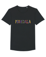 Mandala Tricou mânecă scurtă guler larg Bărbat Skater