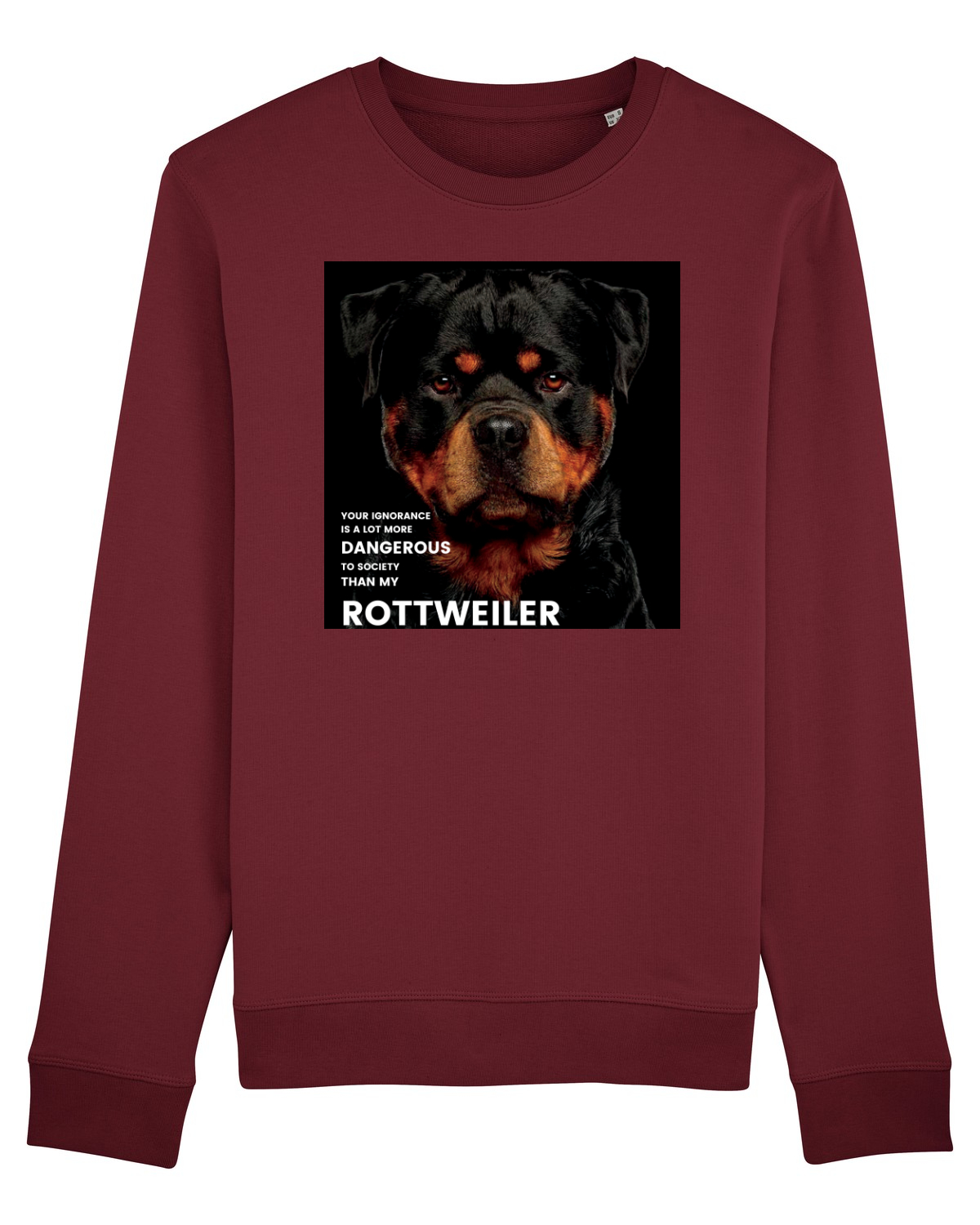 Bluză mânecă lungă Unisex Rise Burgundy