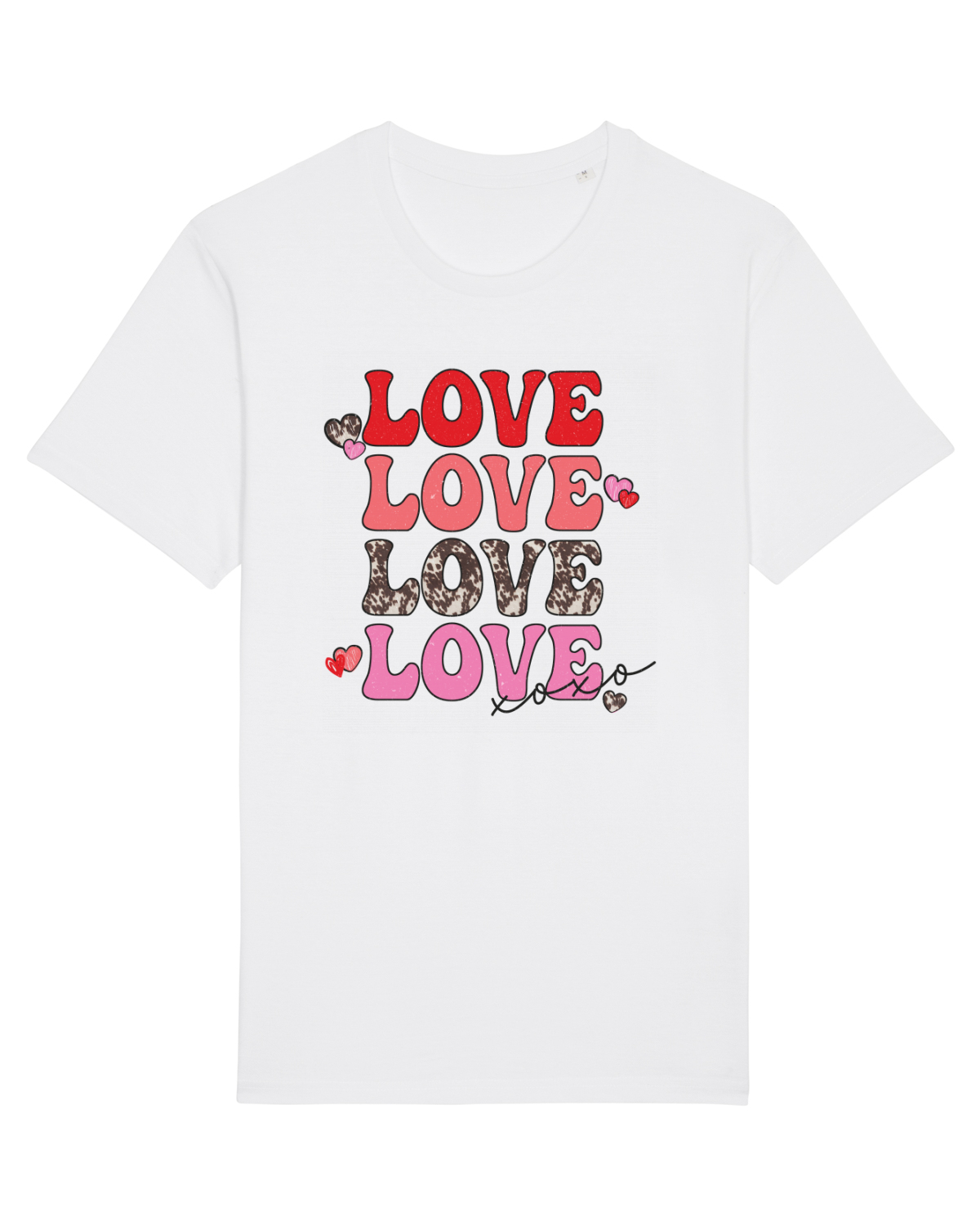 Tricou mânecă scurtă Unisex Rocker White
