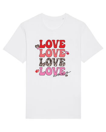 4 x Love XOXO White