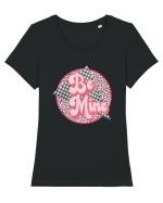 Be Mine Retro Tricou mânecă scurtă guler larg fitted Damă Expresser