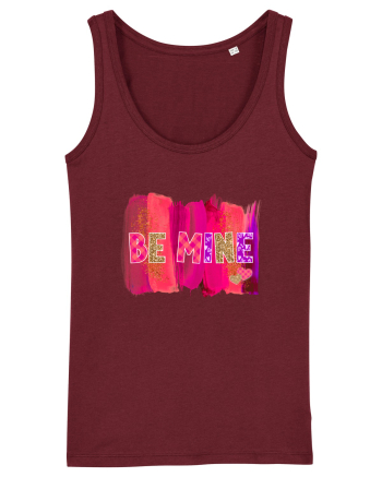 Be Mine Watercolor Burgundy