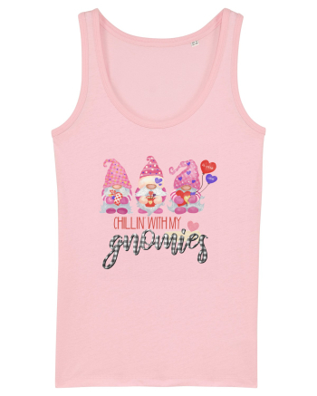 Chillin' With My Gnomies Cotton Pink