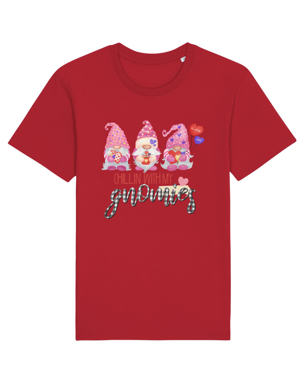 Tricou mânecă scurtă Unisex Rocker Red