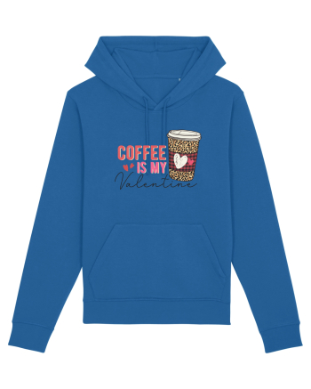 Coffee Is My Valentine Royal Blue