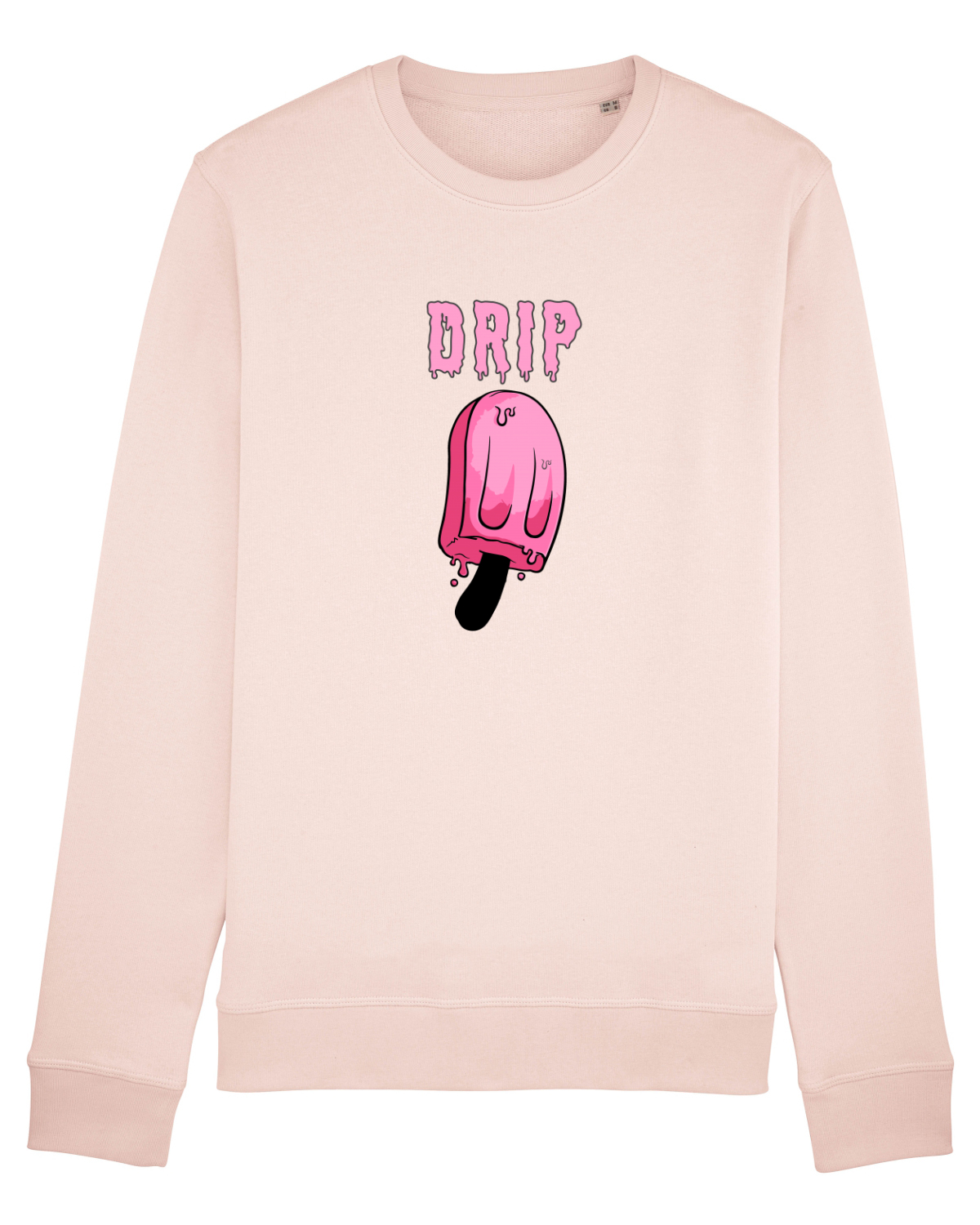Bluză mânecă lungă Unisex Rise Candy Pink