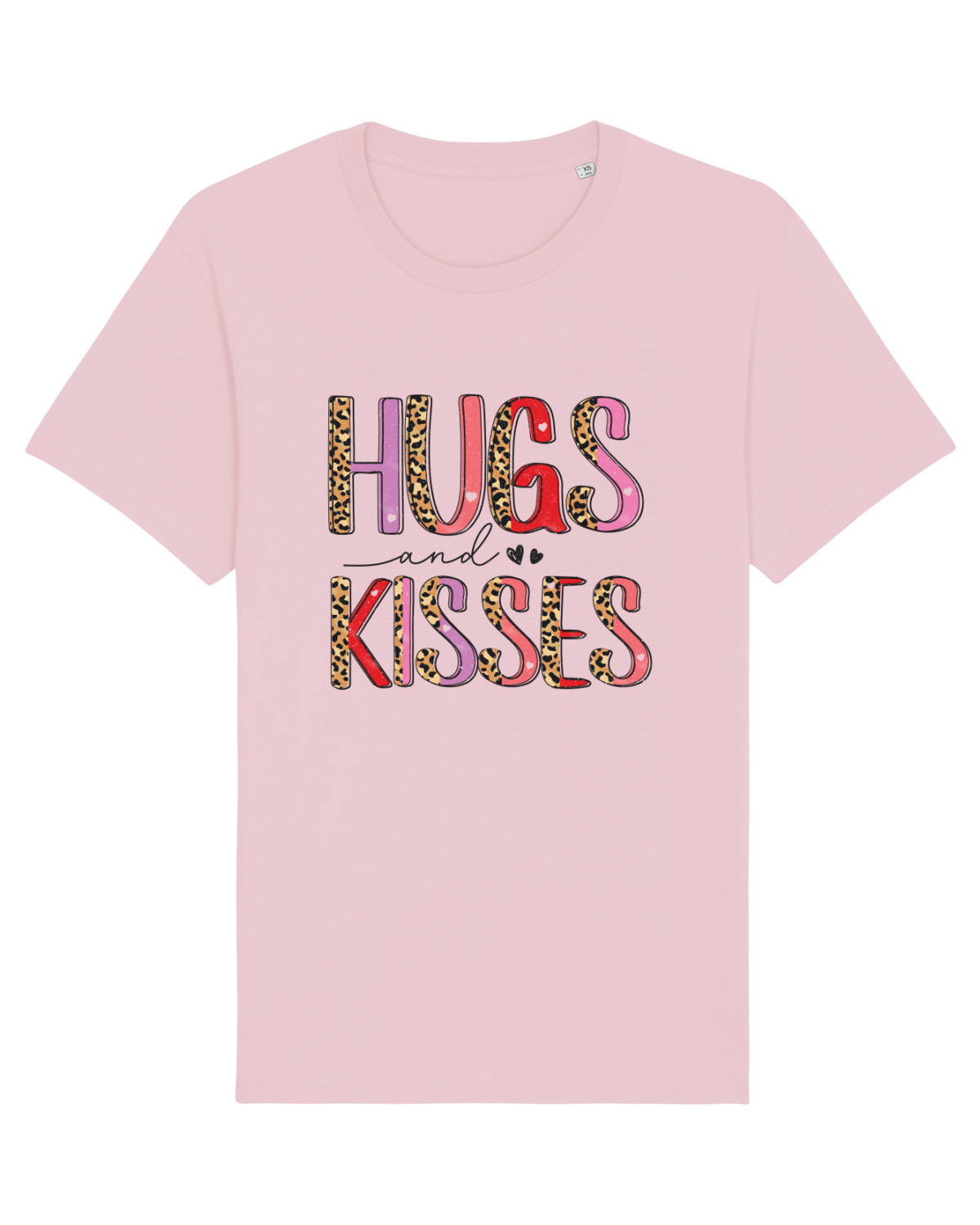 Tricou mânecă scurtă Unisex Rocker Cotton Pink