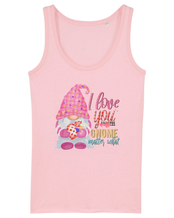 I Love You Gnome Matter What Cotton Pink