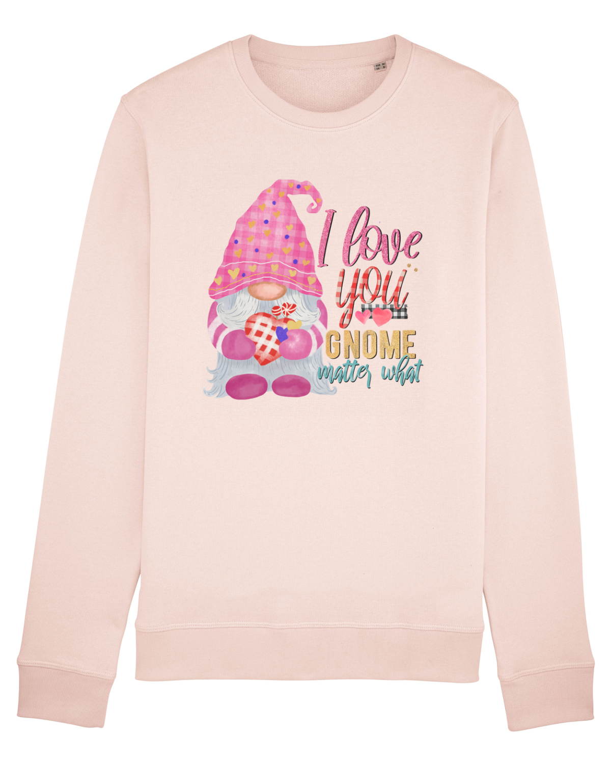 Bluză mânecă lungă Unisex Rise Candy Pink