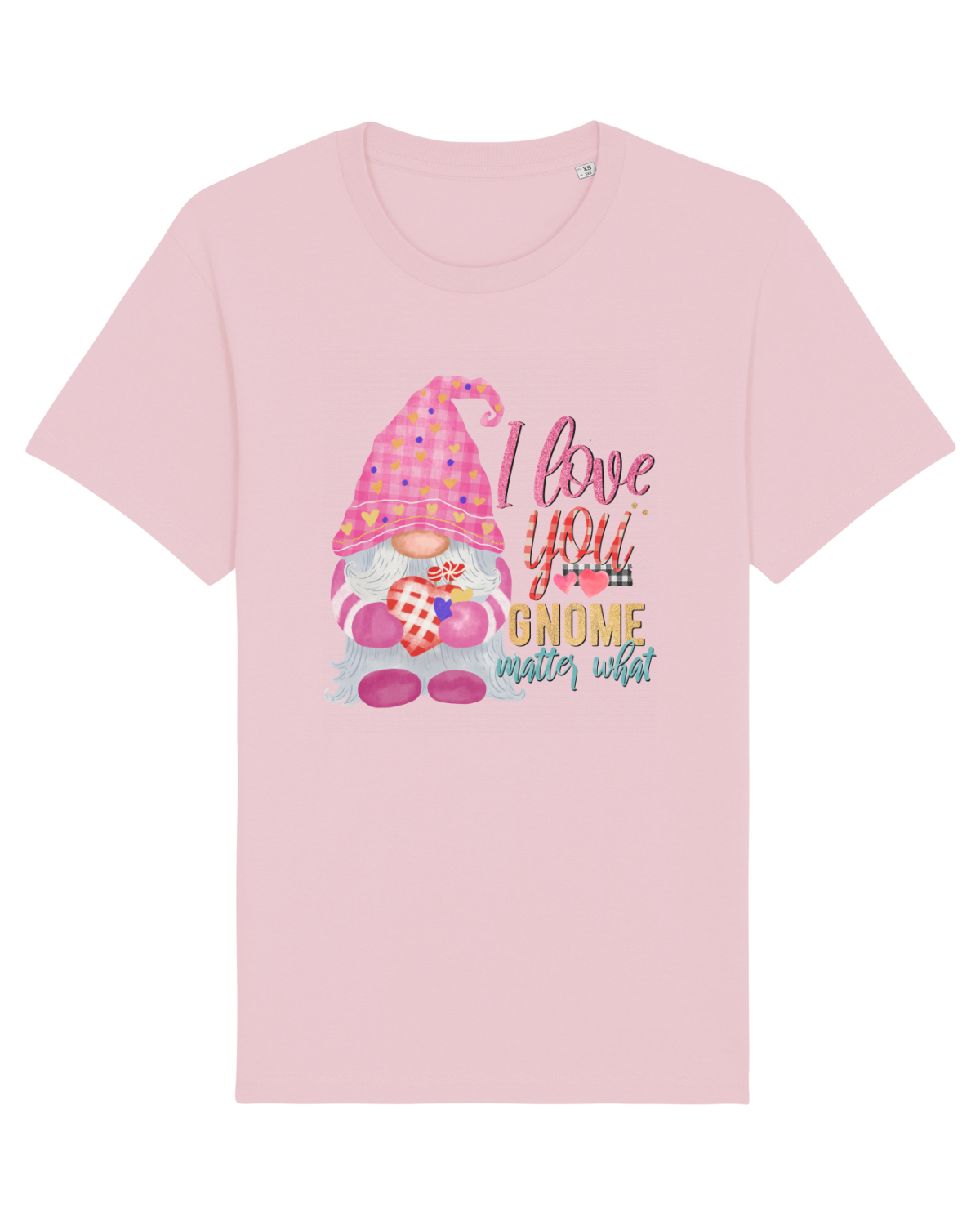 Tricou mânecă scurtă Unisex Rocker Cotton Pink