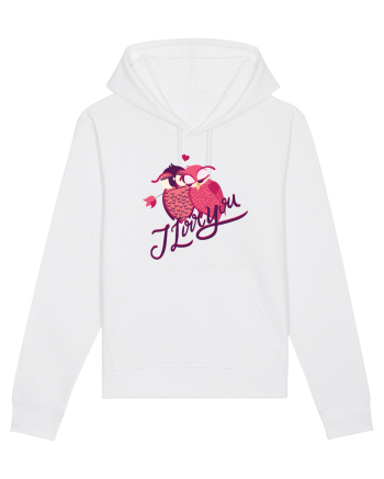 I Love You Sweet Owls White