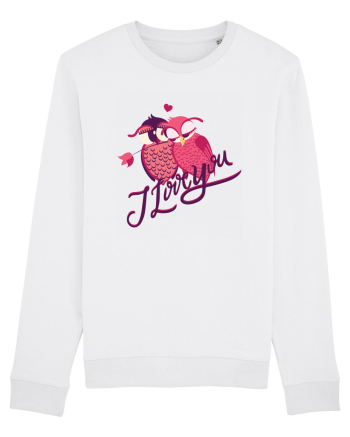I Love You Sweet Owls White